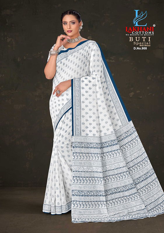 Buti Special Vol 09 By Lakhani Cotton Printed Sarees Wholesale Shop In Surat